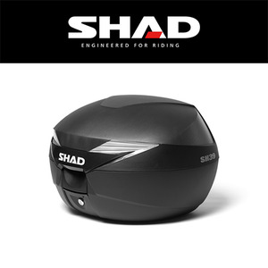 SHAD(샤드) 오토바이/바이크/탑케이스/탑박스 SH39 기본사양 (무광 검정)
