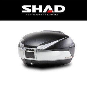 SHAD(샤드) 오토바이/바이크/탑케이스/탑박스 SH48 기본사양 (무광 검정)
