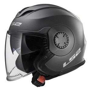 LS2 OF570 VERSO SINGLE MONO MATT TITANIUM 오픈페이스 헬멧