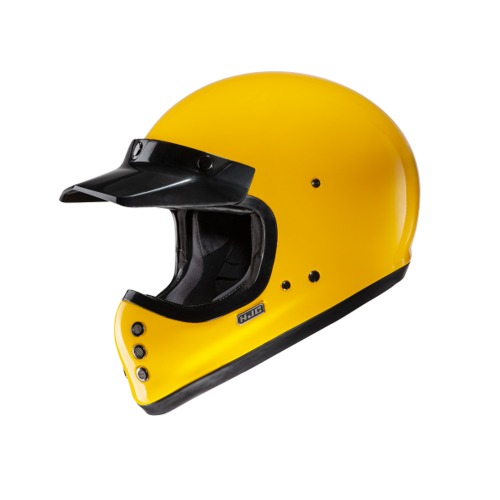 HJC V60 선바이저 클래식 풀페이스 헬멧 옐로우