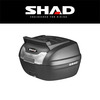 SHAD(샤드) 오토바이/바이크/탑케이스/탑박스 SH40 CARGO 카고 기본사양 (무광 검정)